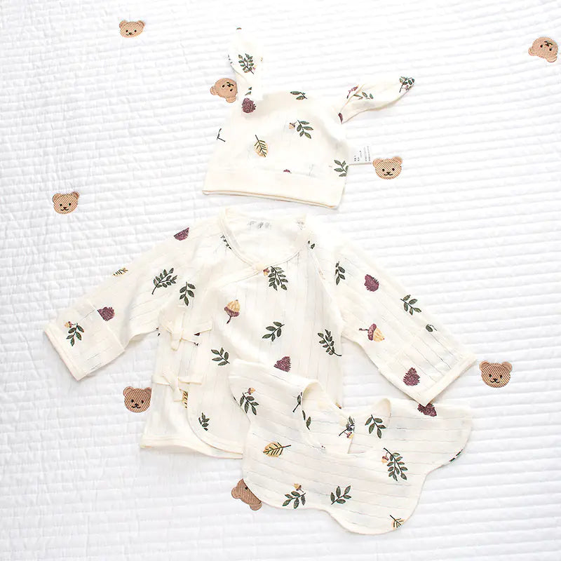 Breezy Baby Cotton Outfit (0–12 Months)