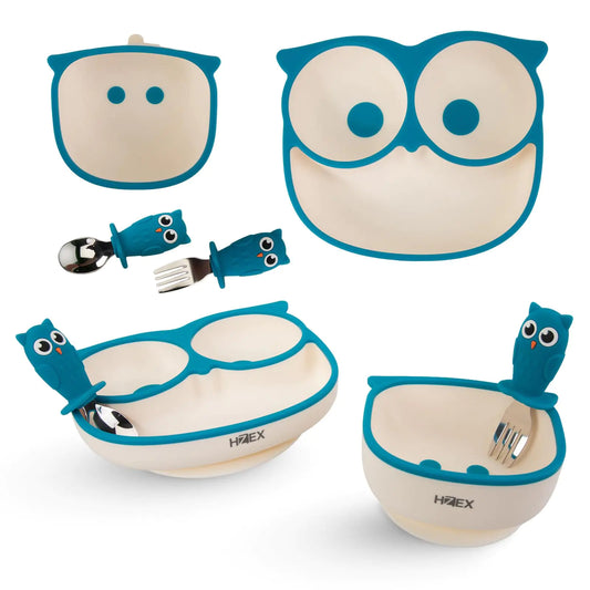 Toddler Self-Feeding Bowl & Spoon Set