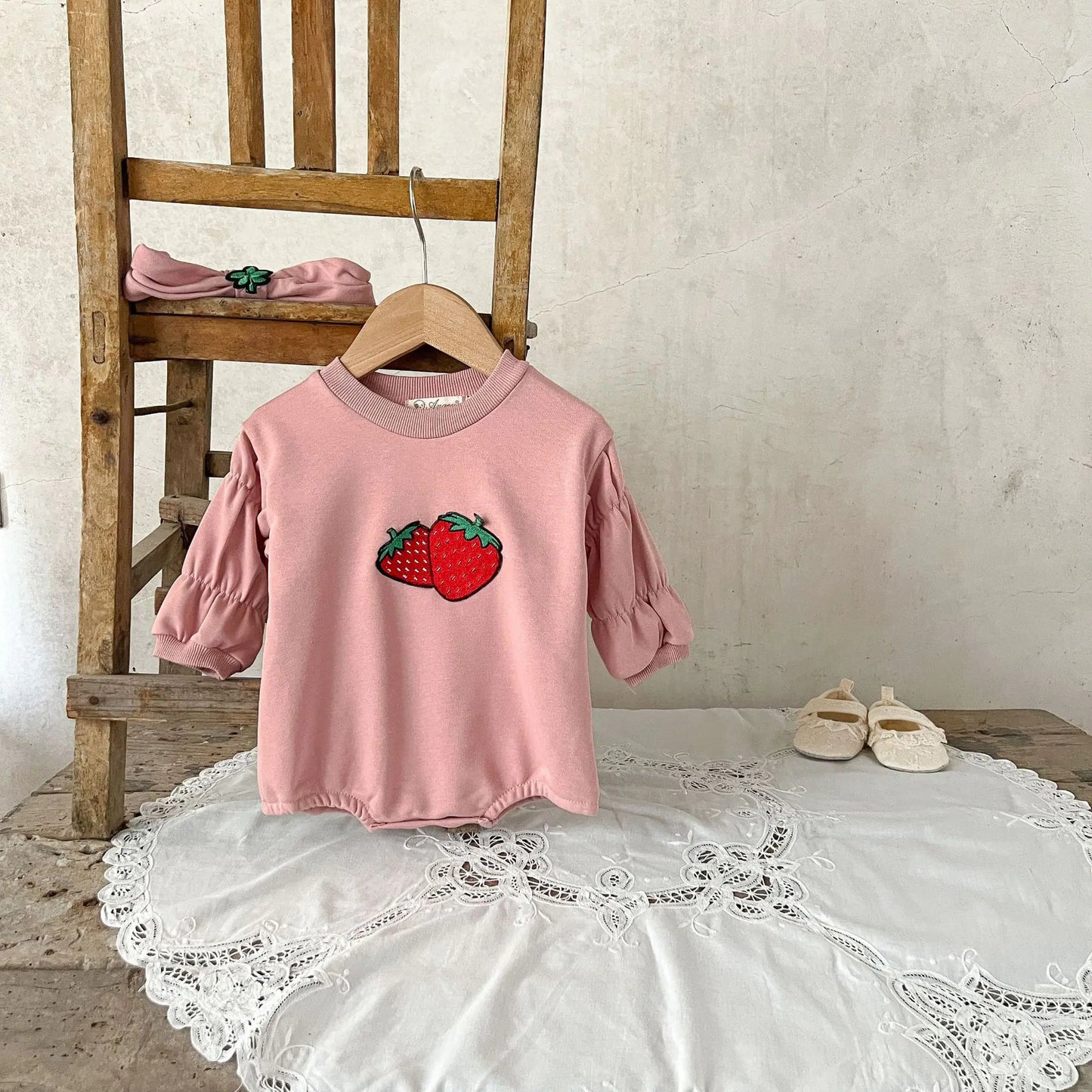 🍓 Sweet Berry Baby Romper