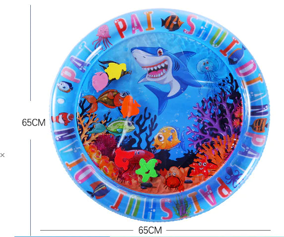Housruf™ Tummy Time Mat with Ocean Creatures Design