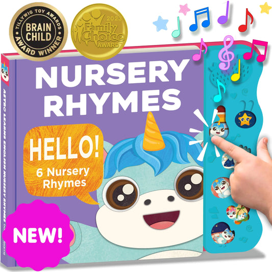 🎶 Nursery Rhyme Sound Book – Songs & Stories (Ages 1–3)