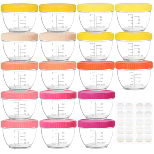 Baby Bliss 18-Piece Food Storage Set (4oz)