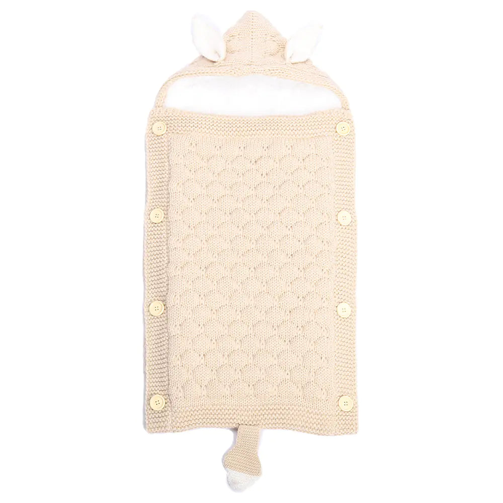 Kindora Knit Sleep Sack — Baby Swaddle with Rabbit Ears