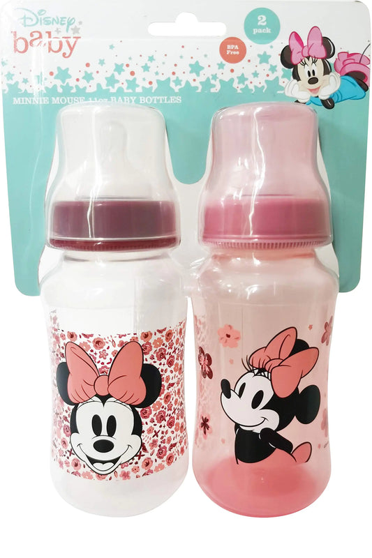 Disney Baby Minnie Mouse 11 oz Bottles – 2 Pack