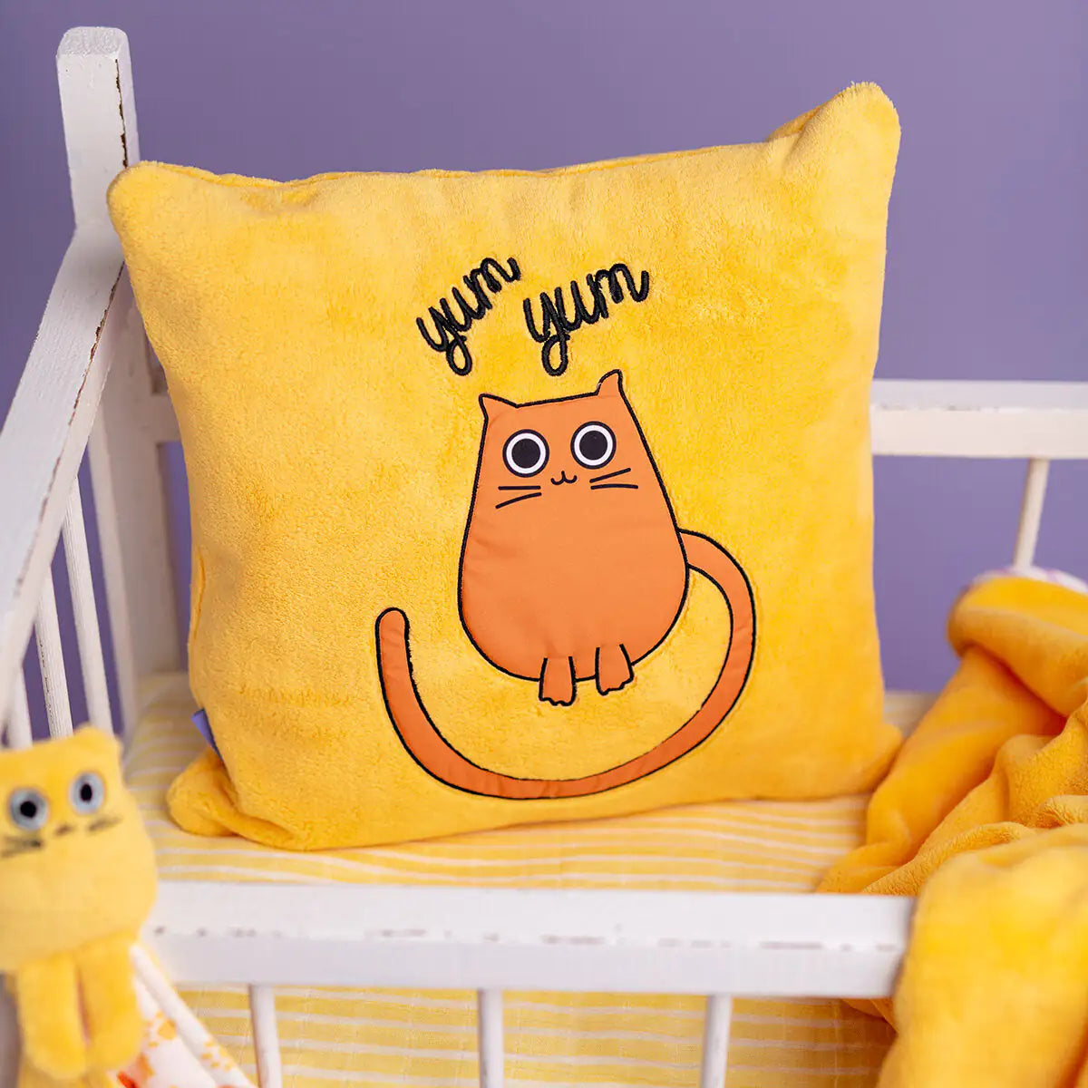 Milk&Moo™ Tombish Cat Baby Blanket Set – Blanket & Hooded Towel