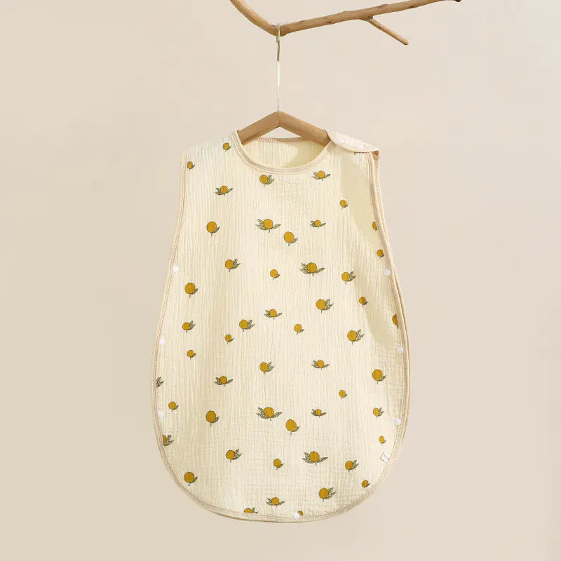 DreamSoft™ Crepe Cotton Sleeping Bag – Breathable & Cozy for Newborns