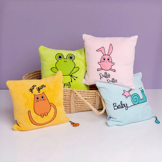 Milk&Moo Tombish Cat Baby Pillow – Soft Decorative Cushion