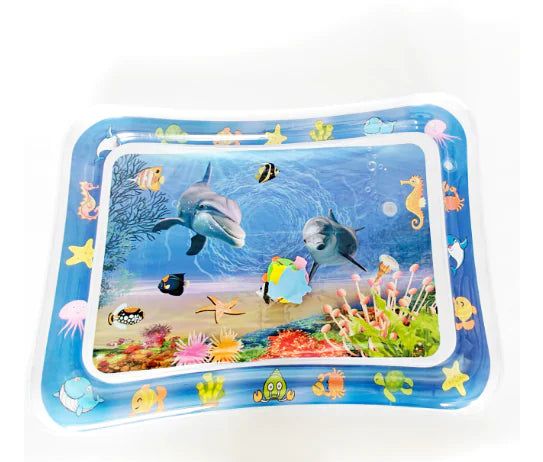 Housruf™ Tummy Time Mat with Ocean Creatures Design