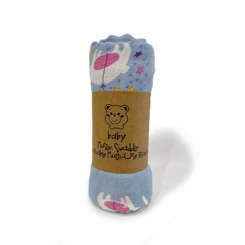 Ultra Soft Bamboo Cotton Swaddle Blanket for Babies