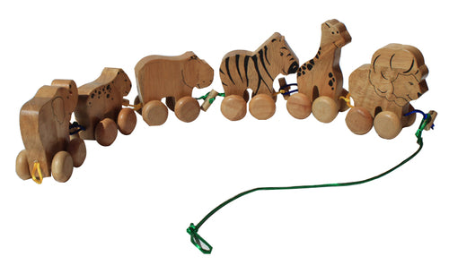 Kindora Wooden Nature Play Set — Montessori Imaginative Learning Toy