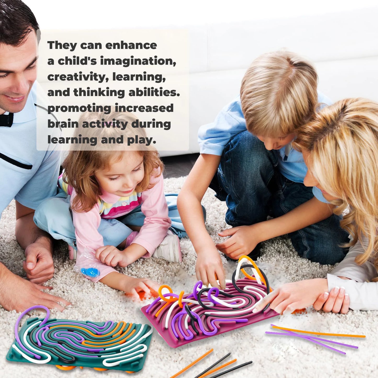 🌈 Sensory Maze Tracing Board