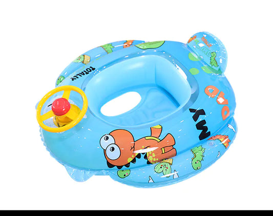 Kindora Baby Swim Float — Inflatable Safety Seat Pool Float