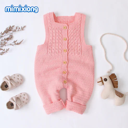 Kindora Knit Baby Romper — Chic Playtime Outfit