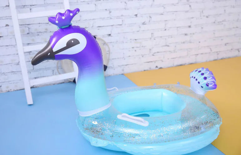 Kindora Baby Swim Float — Inflatable Safety Seat Pool Float