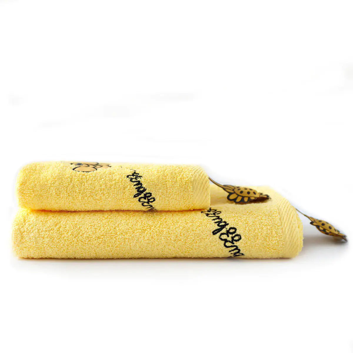 Milk&Moo Buzzy Bee Baby Towel Set – 2-Pack