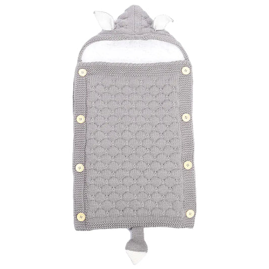 Kindora Knit Sleep Sack — Baby Swaddle with Rabbit Ears