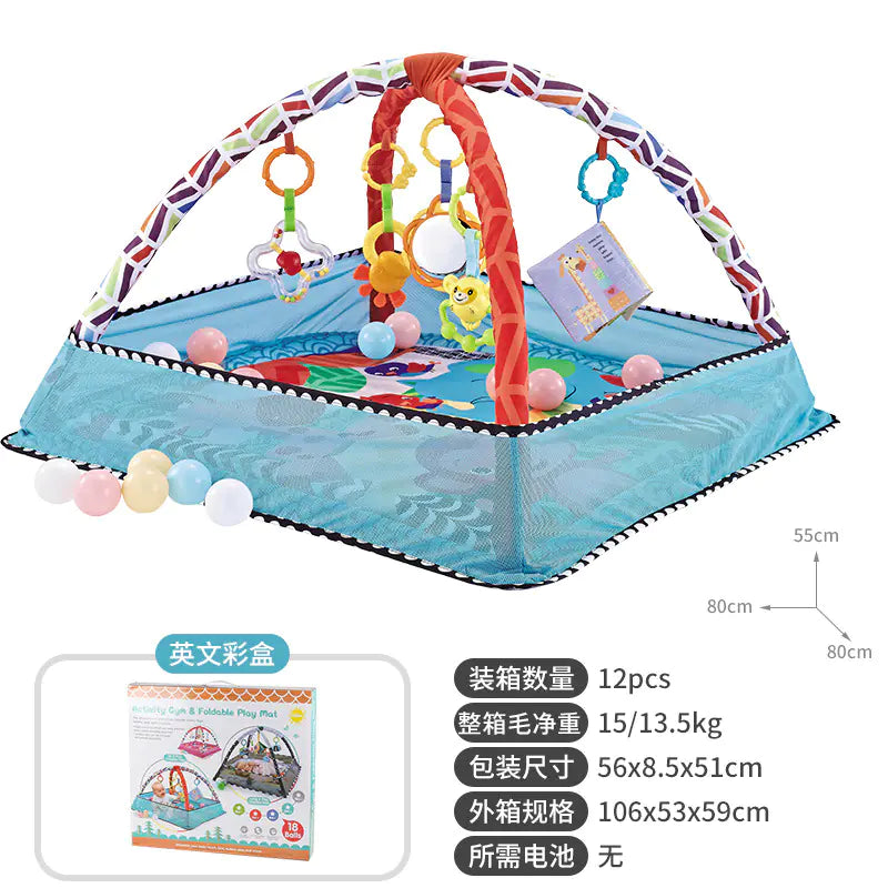 Baby Play Gym with Activity Mat & Balls