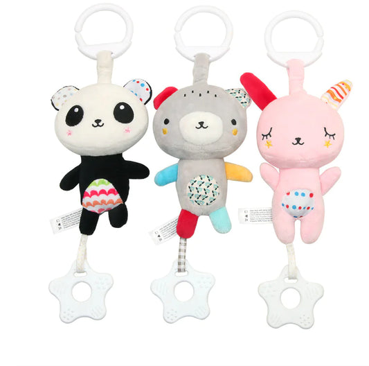 Cute Bear and Bunny Teething Toy Pendant (Plush)