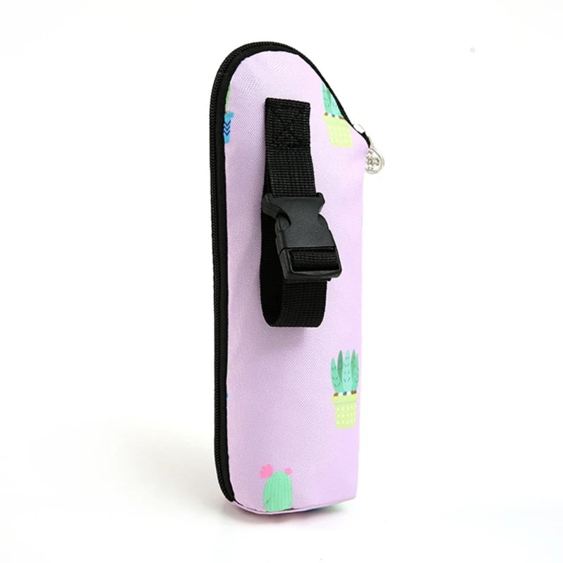Baby Milk Bottle Insulation Bags Cartoon Portable Waterproof Feeding Bottle Thermal Bag Milk Warmer Cooler Stroller Hang Bags