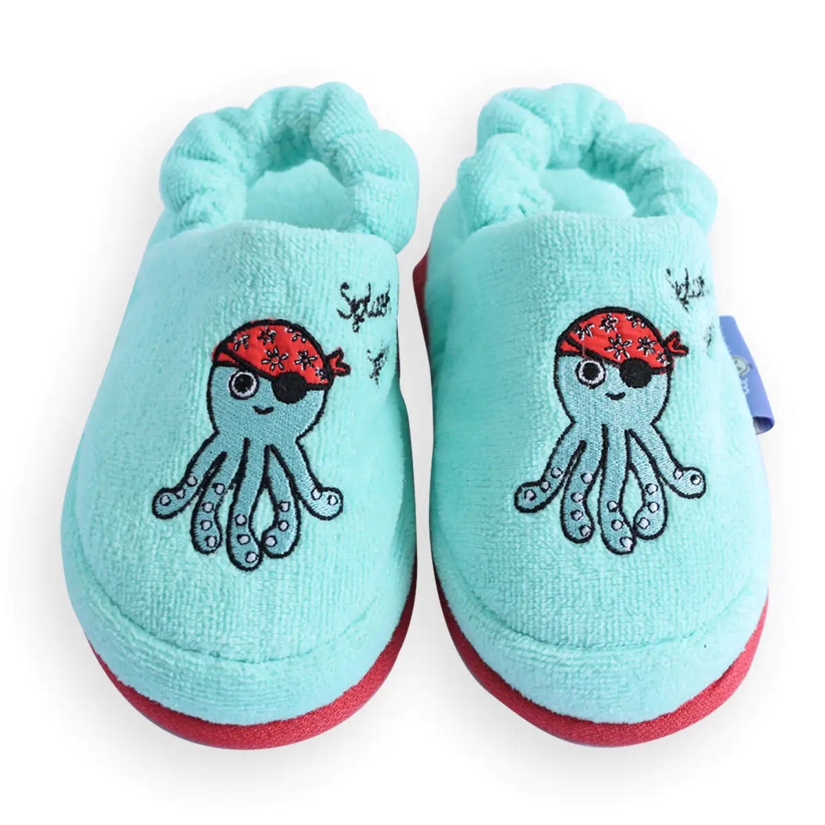 Milk&Moo Sailor Octopus Kids Slippers – Cozy Indoor Footwear