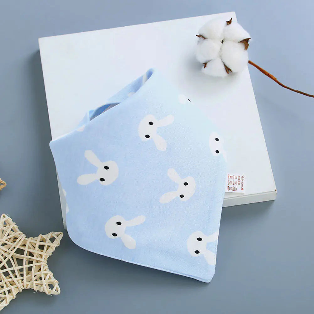 Baby Bibs and Cotton Triangle Scarves for Infants