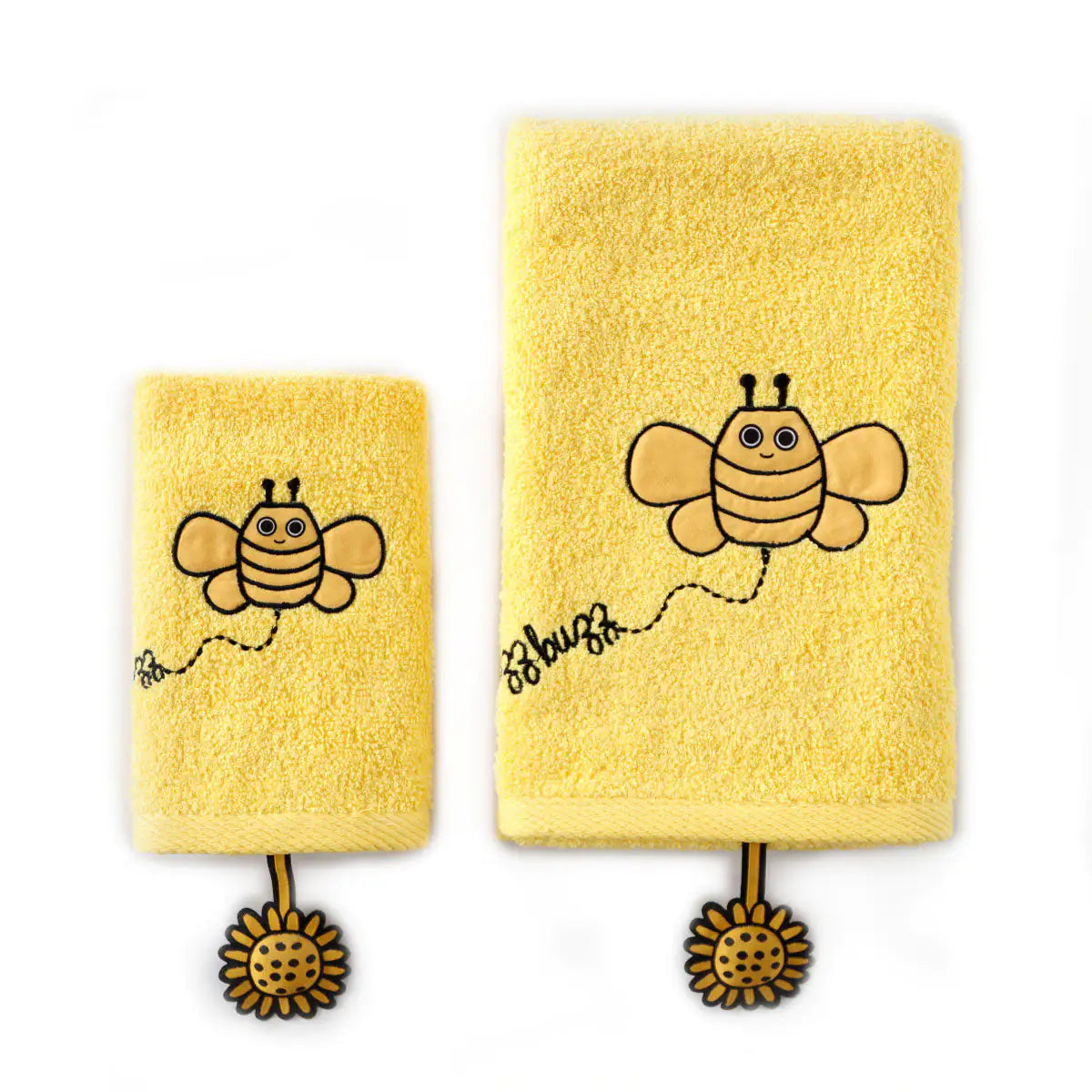 Milk&Moo Buzzy Bee Baby Towel Set – 2-Pack