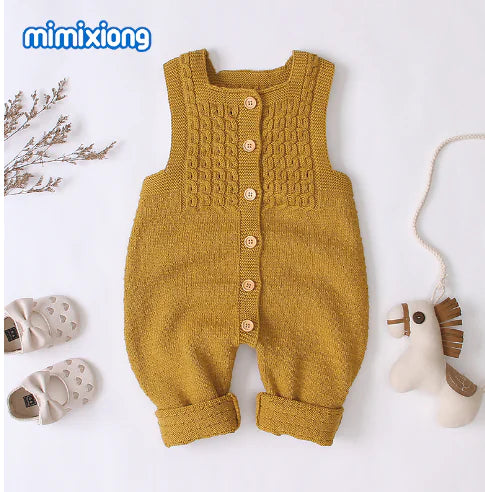 Kindora Knit Baby Romper — Chic Playtime Outfit