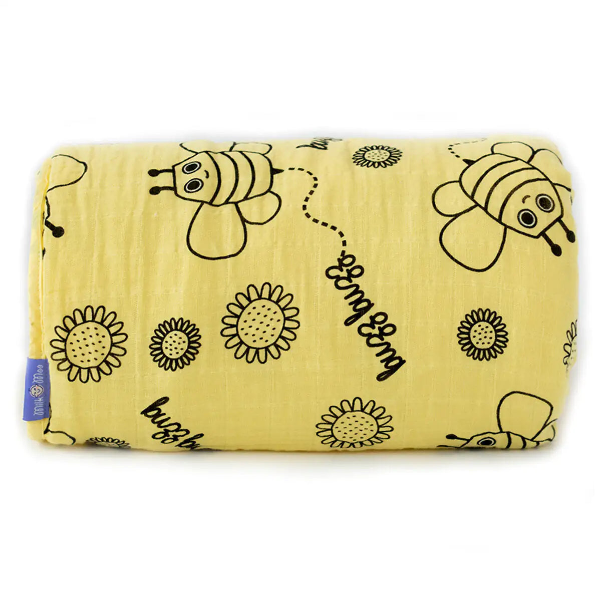 🐝 Buzzy Bee Turkish Cotton Baby Blanket