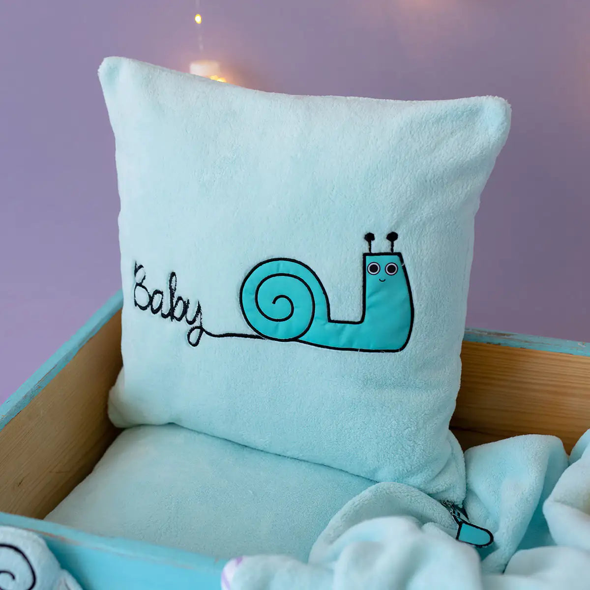 Milk & Moo™ Sangaloz Baby Blanket Set – Blanket & Pillow Combo