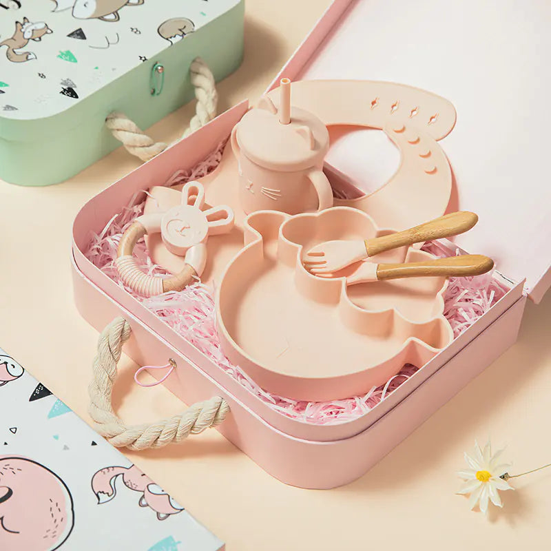 Baby Silicone Bowl Newborn Feeding Set