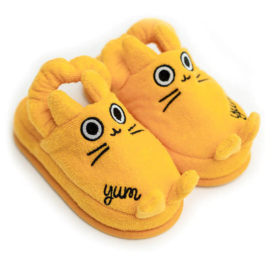 Milk&Moo Tombish Cat Toddler Slippers – Soft & Snuggly Indoor Shoes 🐱