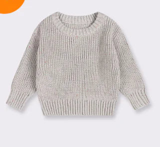Kindora Knit Sweater — Cozy One-Piece Pullover for Babies