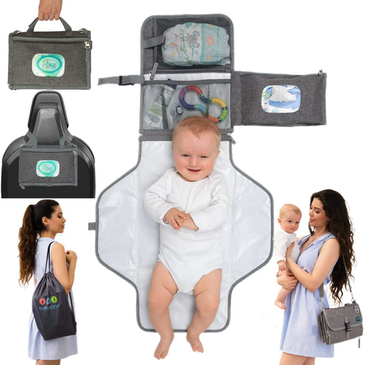 SnuggleFold™ Portable Changing Clutch – Waterproof & Travel-Ready