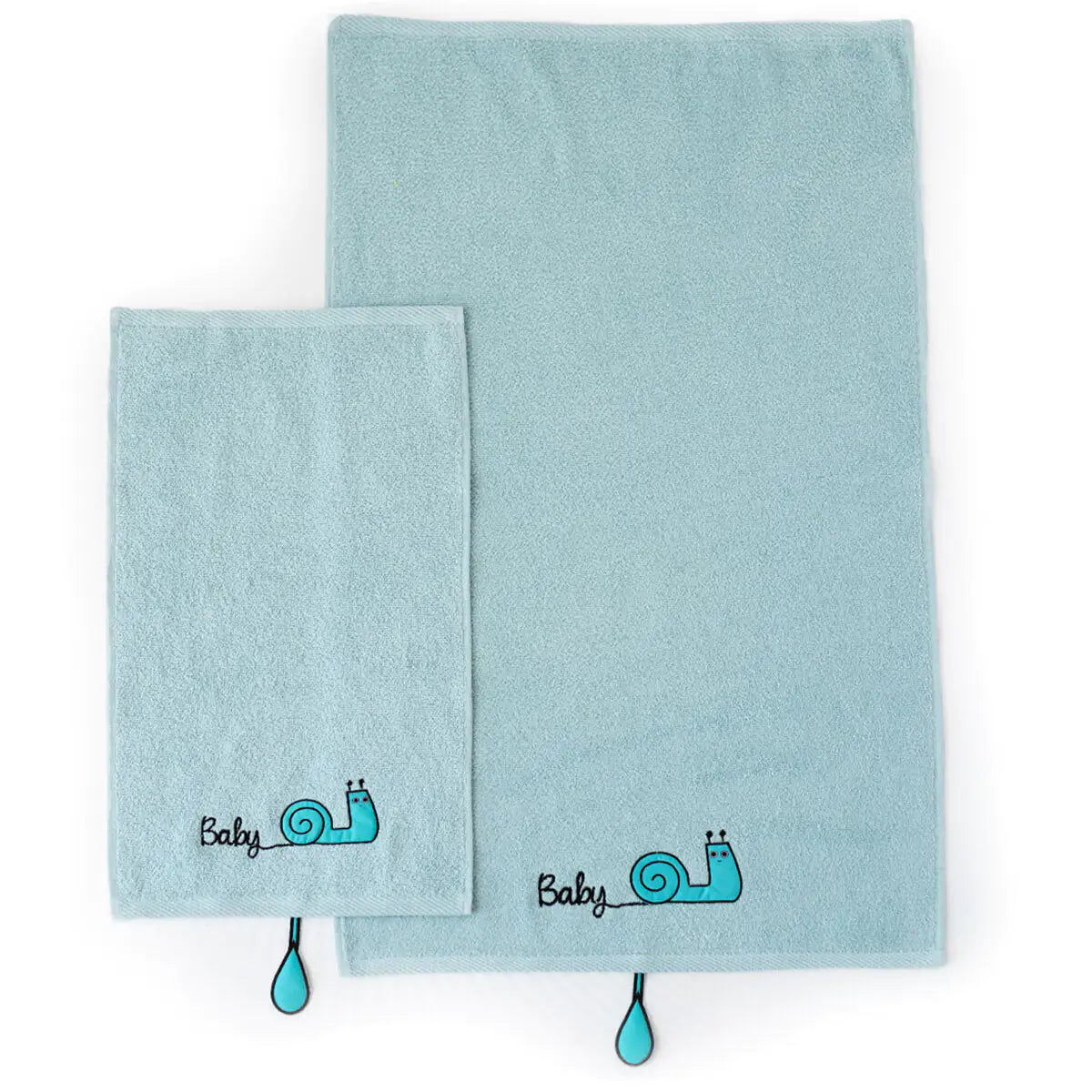 Milk&Moo™ Sangaloz Baby Towel Set – 2-Piece Ultra-Soft Cotton Towels