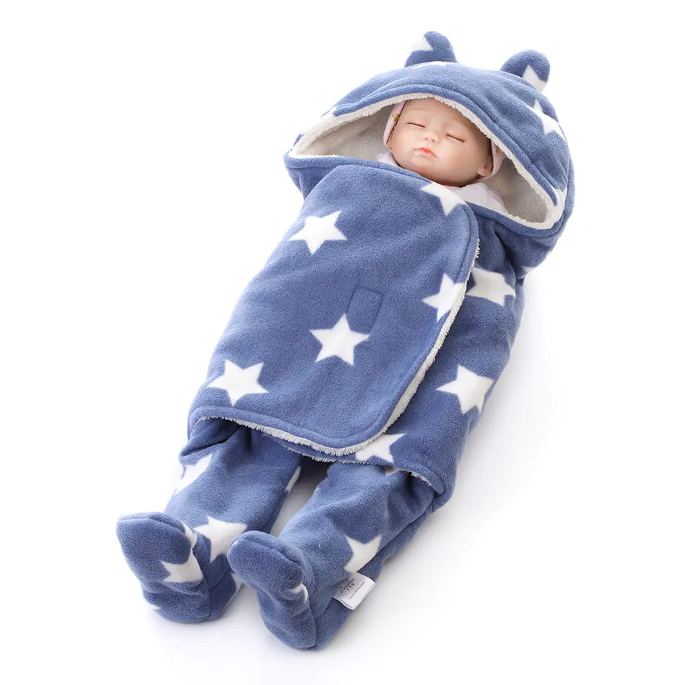 Kindora Plush Swaddle Sleep Bag — Newborn Blanket Wrap