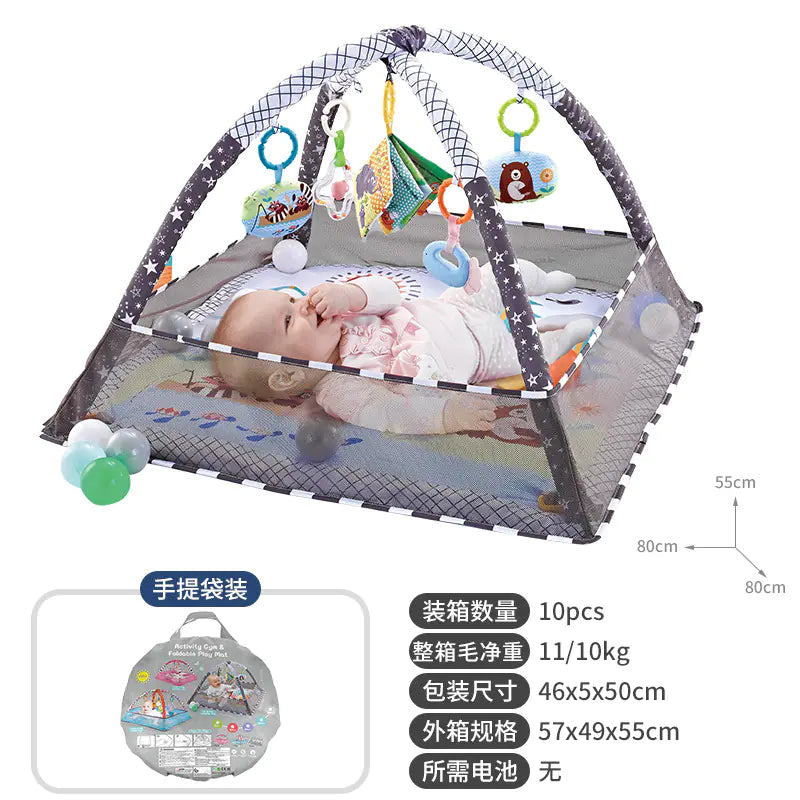 Baby Play Gym with Activity Mat & Balls