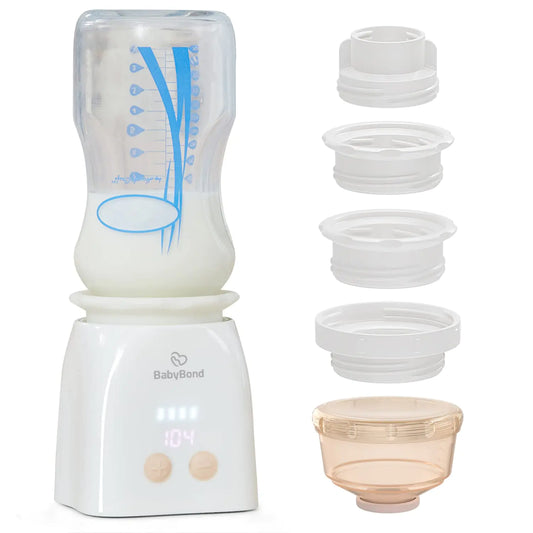 BabyBond Portable Bottle Warmer Baby Bottle Warmer for Travel Compatible with Most Bottles Rechargeable Travel Bottle Warmer Cordless for Baby Milk Breastmilk with Precise Temperature Control (Pink)