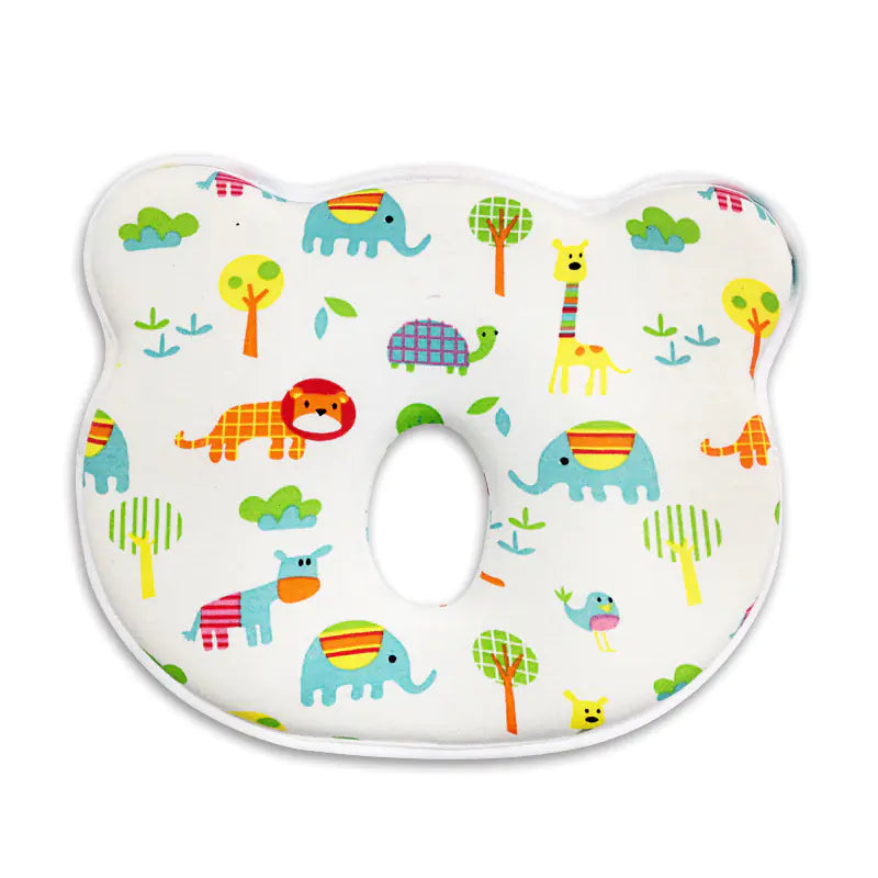 Kindora Memory Foam Baby Pillow — Gentle Head Shaping Cushion