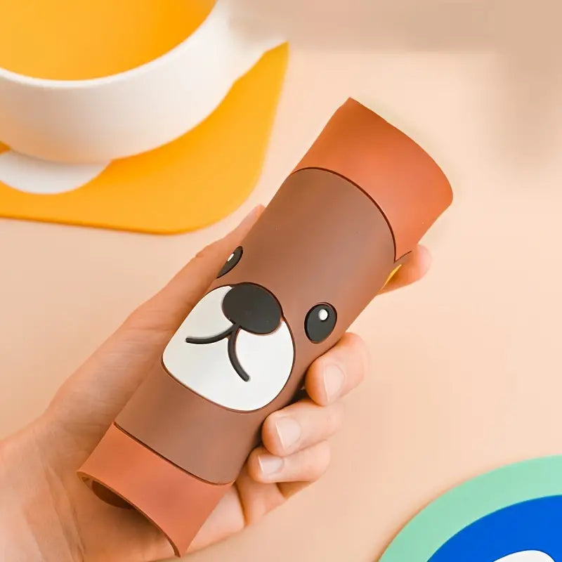 Cartoon Animal Silicone Trivet Set (4pcs, Heat Resistant)