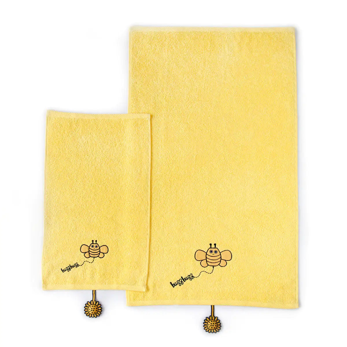 Milk&Moo Buzzy Bee Baby Towel Set – 2-Pack