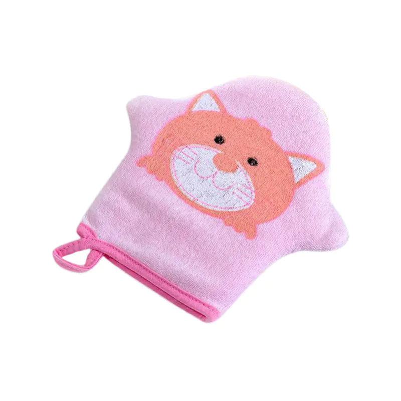 Baby Bath Brush with Exfoliating Wash Cloth and Sponge