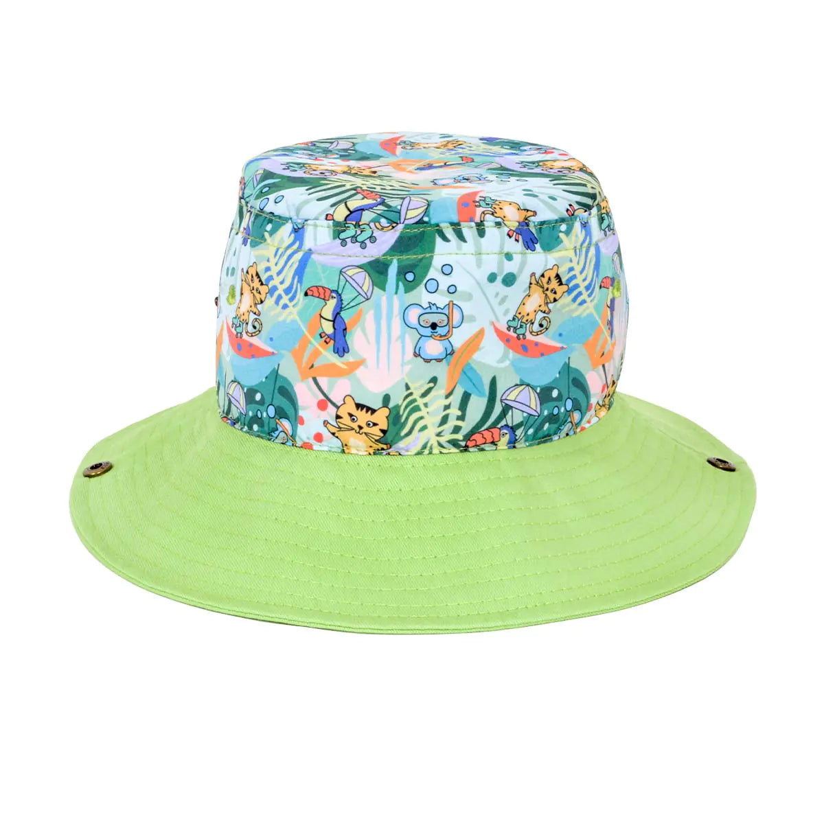 Milk&Moo Kids Sun Hat – Unisex Jungle Friends