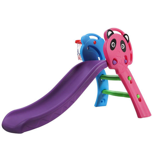 Keezi Kids Indoor Slide & Basketball Hoop Playground Set