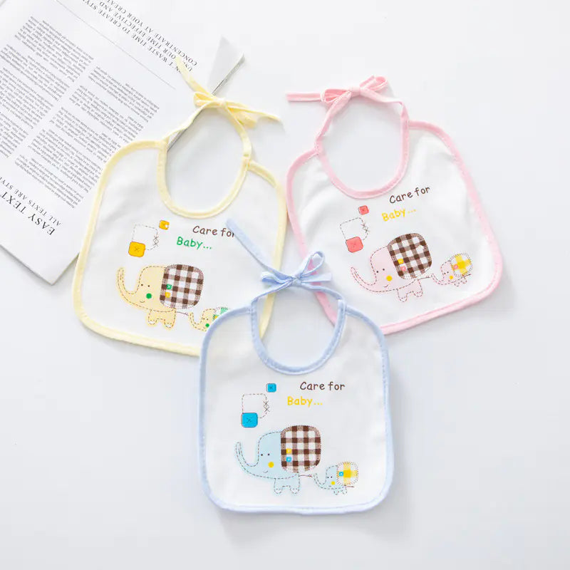 Waterproof Cotton Baby Bibs for Newborns and Toddlers