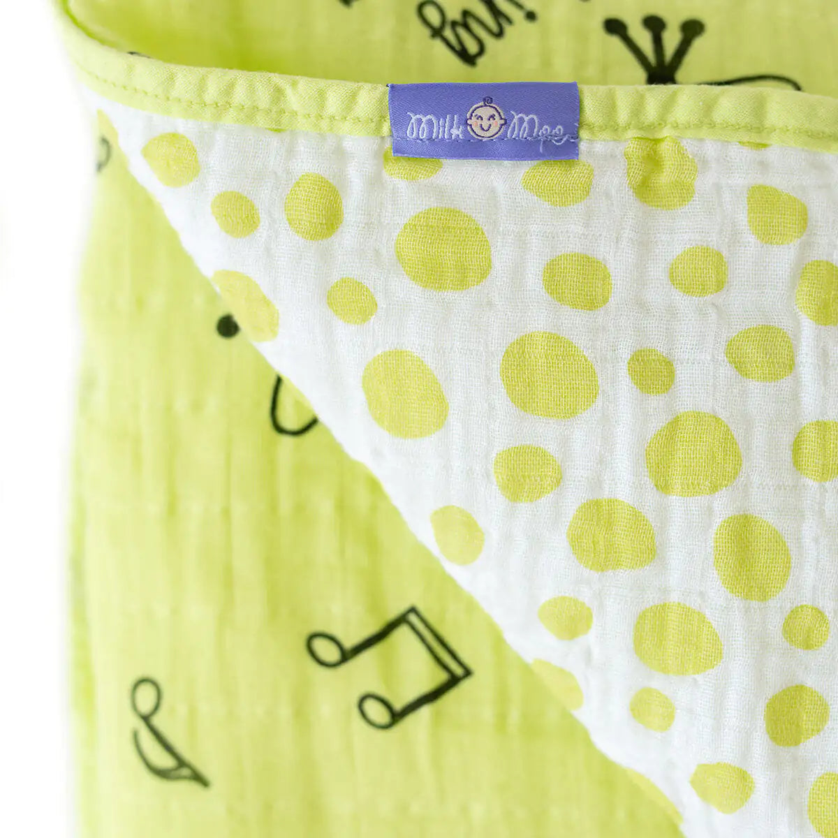 🐸 FroggySnuggle Organic Cotton Baby Blanket
