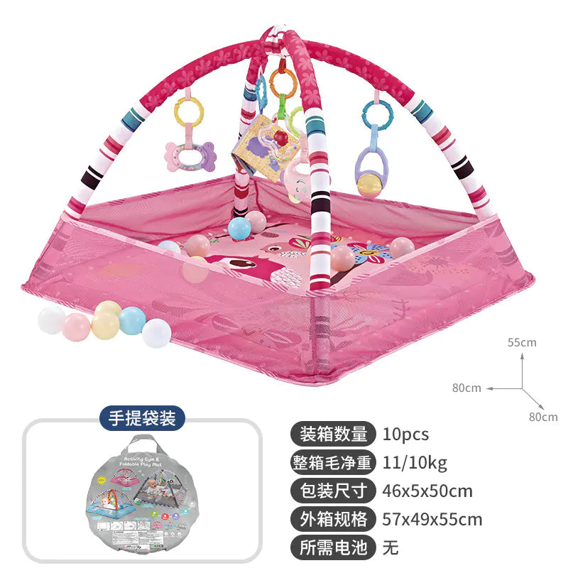 Baby Play Gym with Activity Mat & Balls