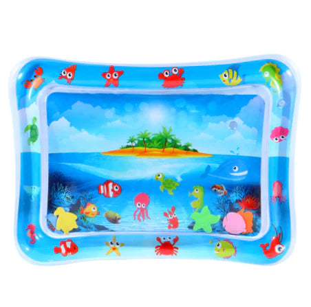 Housruf™ Tummy Time Mat with Ocean Creatures Design