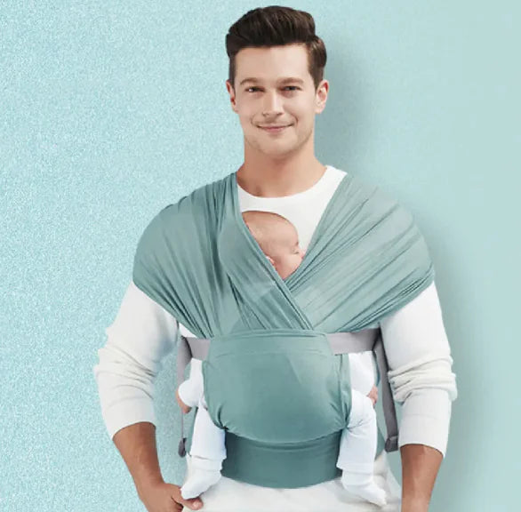 Adjustable Baby Sling Carrier – Soft Wrap for Newborns & Toddlers