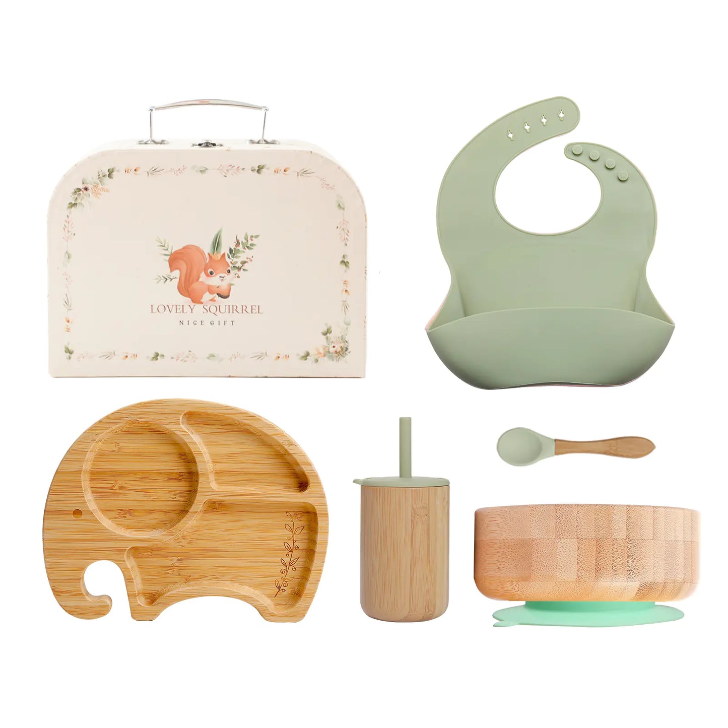 Baby Silicone Bowl Newborn Feeding Set