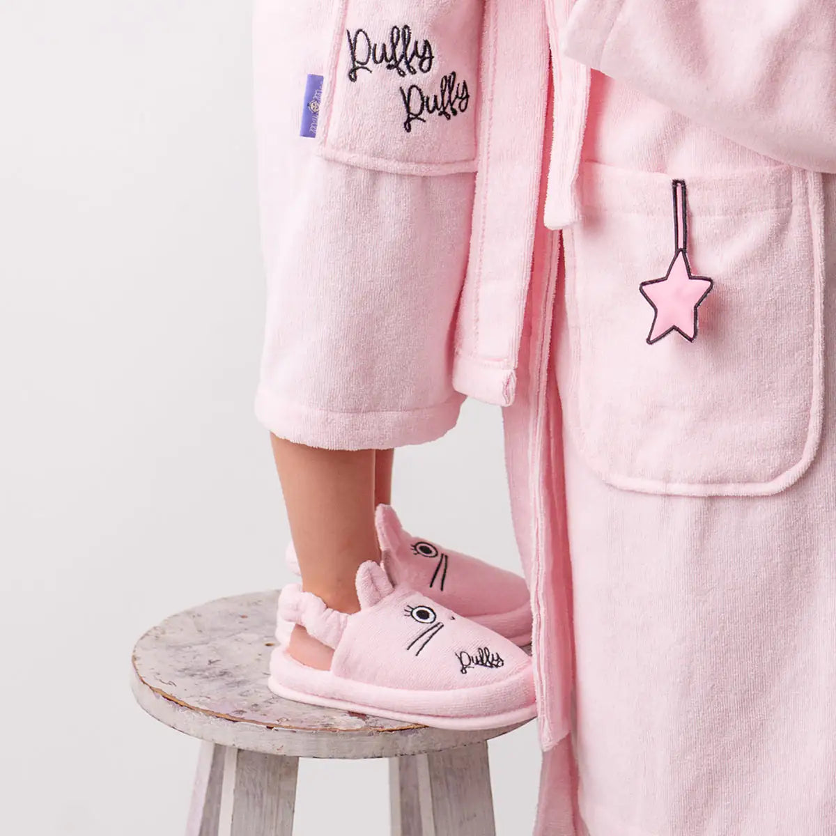 Milk&Moo Chancin Rabbit Toddler Slippers (Pink)